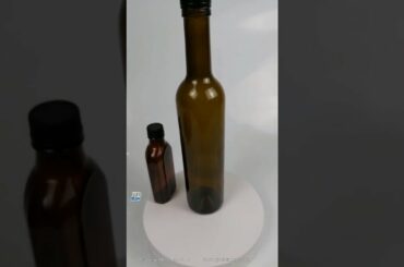 Italy 250ml brown Whiskey Vodka wine liquor glass bottle with screw cap