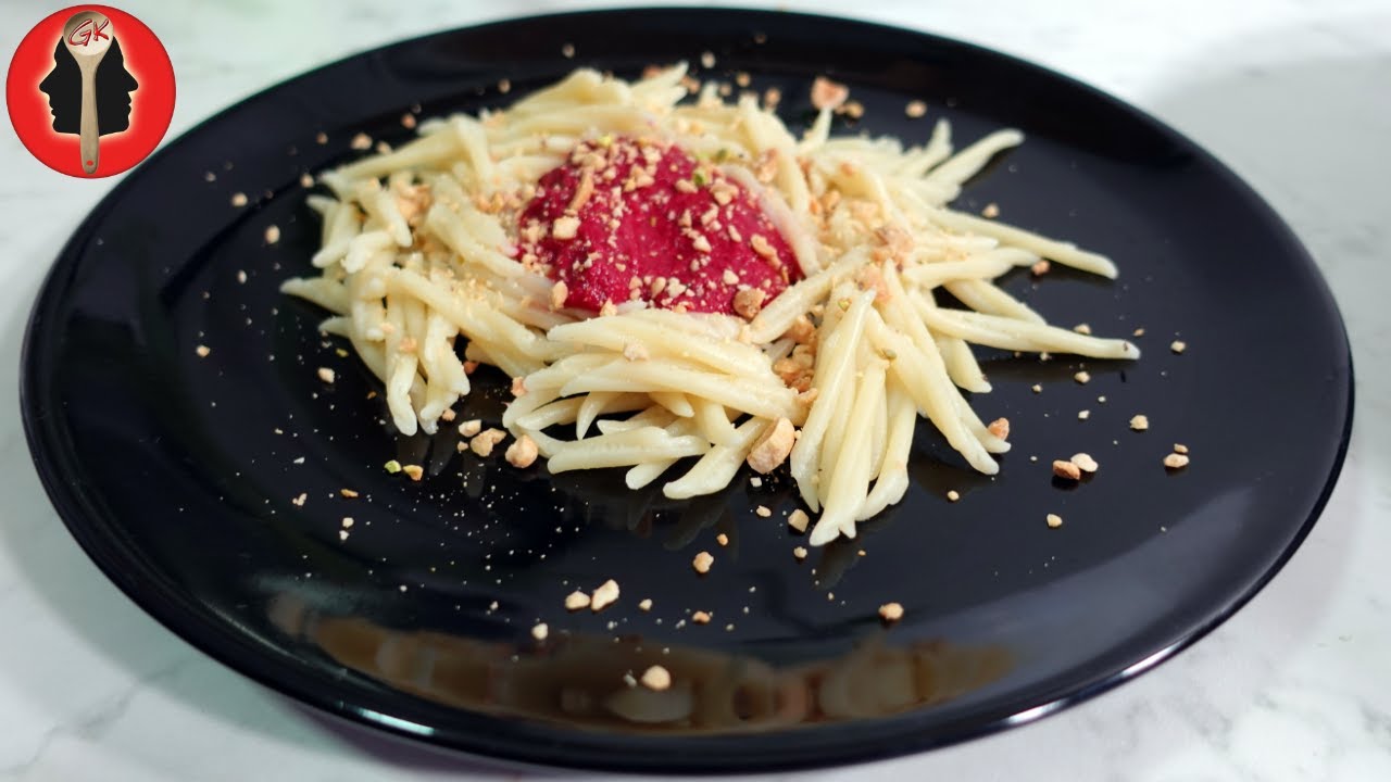 Italian Pasta With Creamy Red Pistachio Peanut Sauce | Easy Recipe Italian Pasta With Creamy Red Pistachio Peanut Sauce | Easy Recipe