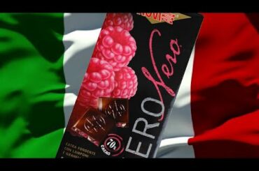 Trying Italian Raspberry & Almond Dark Chocolate