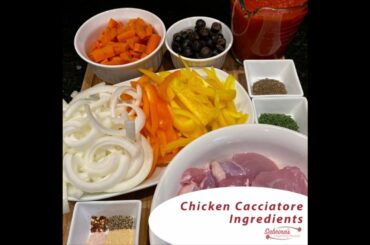 Chicken Cacciatore in the Slow Cooker - weeknight meals - italian family recipe