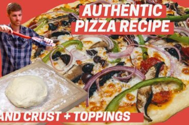 Pizza Recipe by Hand | Authentic Italian Crust | Optional Sourdough