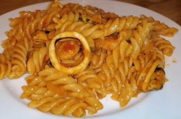 Fusili with Seafood Recipe || Homemade pasta recipe || seafood mixed pasta || fusili pasta || pasta