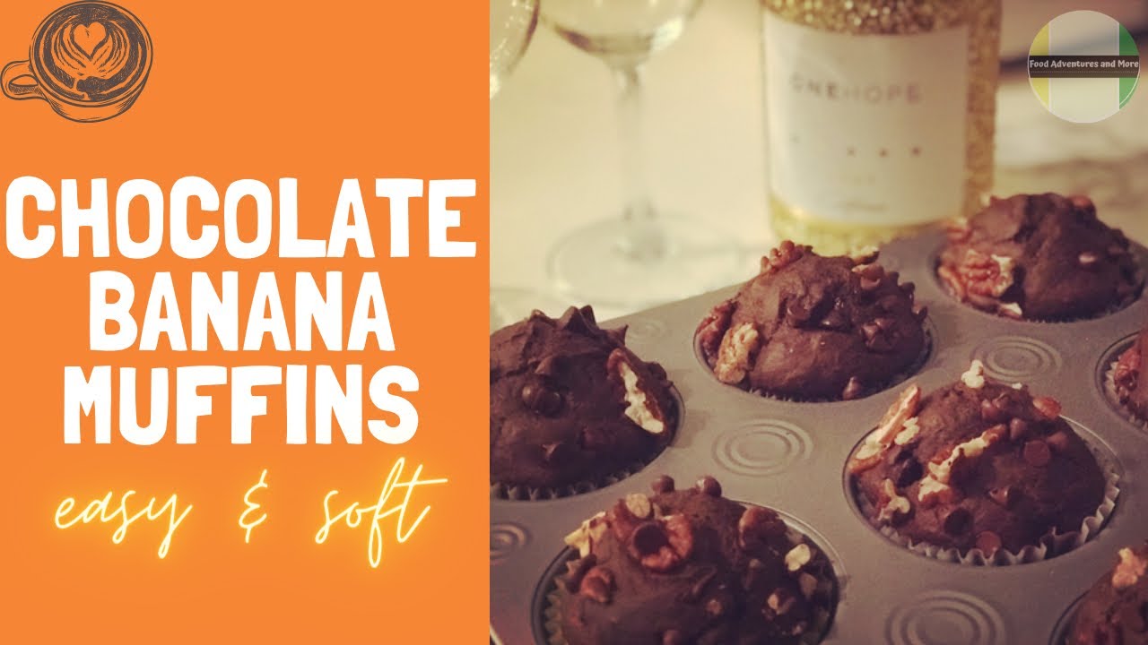 Chocolate Banana Muffins | Thanksgiving 2020 | Holiday Recipe | Food Adventures and More Chocolate Banana Muffins | Thanksgiving 2020 | Holiday Recipe | Food Adventures and More