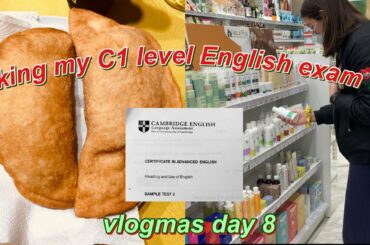taking my CAE cambridge exam, shampoo bars and more ITALIAN food | vlogmas 8