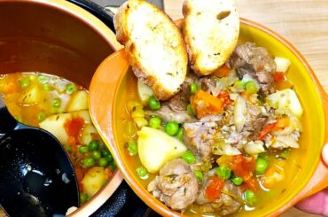 Pressure King Pro recipes. Italian Style Lamb Stew from Gennaro Contaldo recipe