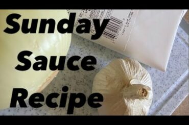 How to Make Sunday Sauce - Italian Pasta Sauce Recipe