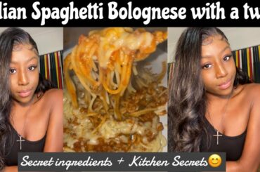 Italian Style Spaghetti Bolognese