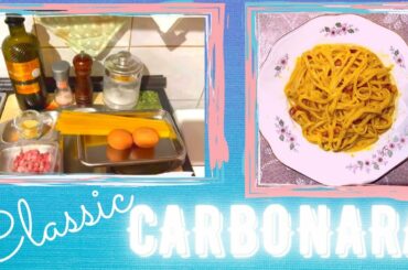 How to cook CARBONARA (Classic italian carbonara) by Lola Tersing