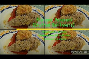 Stuffed Bell Peppers||Peperoni Ripieni||Italian||Cooking tutorial