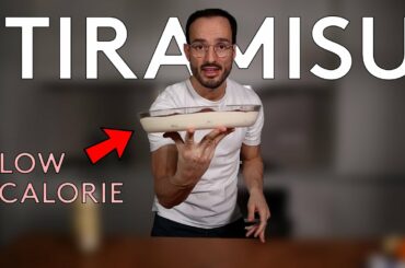 AMAZING TIRAMISU Cake with Low Calories | Italian anabolic dessert recipe for weight loss