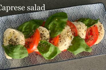 Italian Caprese salad | Easy & delicious tomato Mozzarella salad | Caprese salad without balsamic |