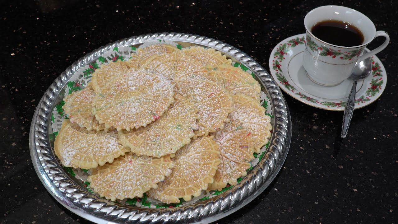 Italian Grandma Makes Pizzelle Italian Grandma Makes Pizzelle