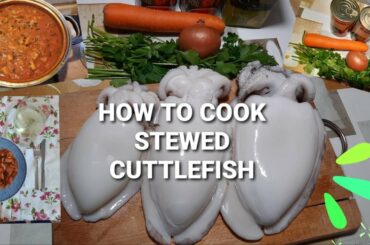 HOW TO COOK STEWED CUTTLEFISH| ITALIAN STYLE |FILIPINO ITALIAN FAMILY|SweetLALA Family