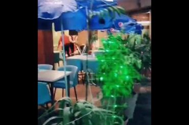 Outdoor dining in Liberty.