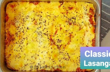 How to Make American Lasagna | Classic Italian Lasagna Recipe for Christmas dinner by Jolskitchen