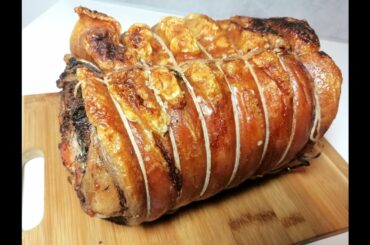 Homemade Italian Porchetta - Step by step recipe from Rome (English version)