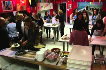 Hen Party at The Italian School of Cooking