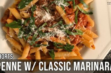Penne w/ Classic Marinara Sauce | #YouTubeShorts #Shorts | Easy Pasta Recipe | Cooking with Anadi