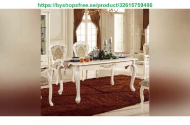 Unboxing Modern Style Italian Dining Table 100% Solid Wood Italy Style Luxury Dining Table Set Pfy1