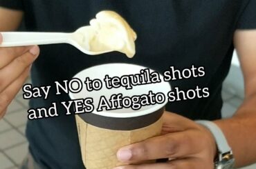 Italian Affogato and Vegan Pizza sandwich and wrap in Boston by Quincy Bay