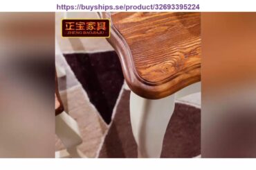 First Impression Antique Style Italian Dining Table 100% Solid Wood Italy Style Luxury Marble Dinin