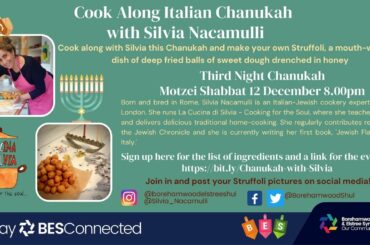 Cook Along Italian Chanukah with Silvia Nacamulli | 12 December 2020