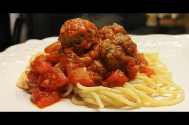 Italian Meatballs with a Fresh Pasta Sauce, CVC's Cooking Like Mama Did