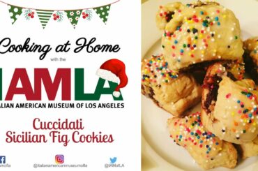 Cooking at Home with the IAMLA - Cuccidati - Sicilian Fig Cookies.