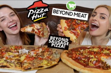 PIZZA HUT BEYOND SAUSAGE PIZZA! Mukbang/ Taste Test!