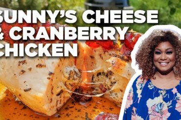 Sunny Anderson's Easy Cheese and Cranberry Stuffed Chicken | The Kitchen | Food Network