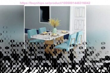 Unboxing Nordic Marble Dining Table And Chair Rectangular Modern Minimalist Dining Table And Chair