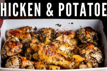 Italian Baked Chicken and Potatoes - Best Comfort Food!