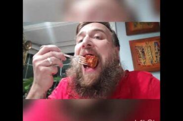 Enjoying some Italian food