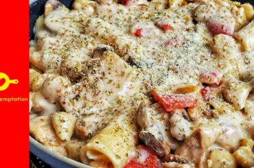 Easy Recipe | How to cook Alfredo Pasta | Restaurant Style | Italian Recipe | Tasty Temptation