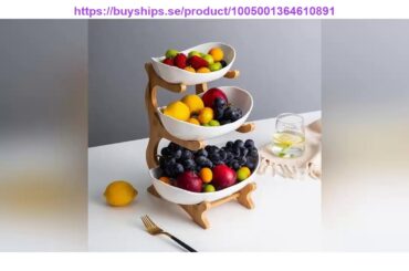 Unboxing Nordic Ceramics Sushi Plate Candy Dish Living Room Three-Layer Fruit Plates Snack Plate Cr
