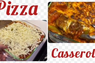 Pizza Casserole with Italian Sausage|Easy Recipe |Vloggmas Day 14 2020