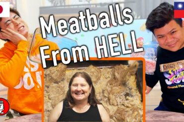 #44 Asians React to the Worst "Making Meatballs" by Kay's Cooking | Feat. Uncle Roger