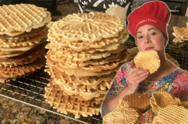 Italian Waffle Cookie (Pizzelle) Recipe by No Fear Cooking!