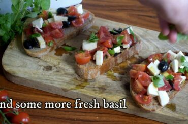 Healthy recipes for weight loss #14 Italian caprese bruschetta