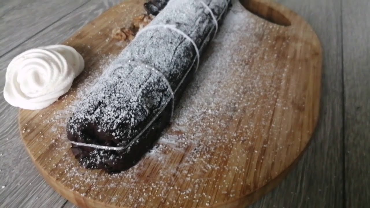 No – Bake Chocolate Biscuit Salami Recipe / How to make a WONDERFUL Italian Chocolate Salami No - Bake Chocolate Biscuit Salami Recipe / How to make a WONDERFUL Italian Chocolate Salami