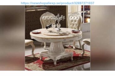 Review Modern Style Italian Dining Table 100% Solid Wood Italy Style Luxury Round Dining Table Set