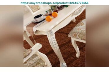 First Impression Antique Style Italian Dining Table 100% Solid Wood Italy Style Luxury Dining Table