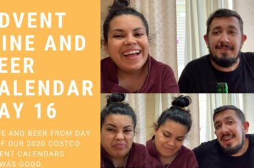 Advent wine and Beer Calendar day 16/Red wine Blend from Italy and a Hazy IPA.