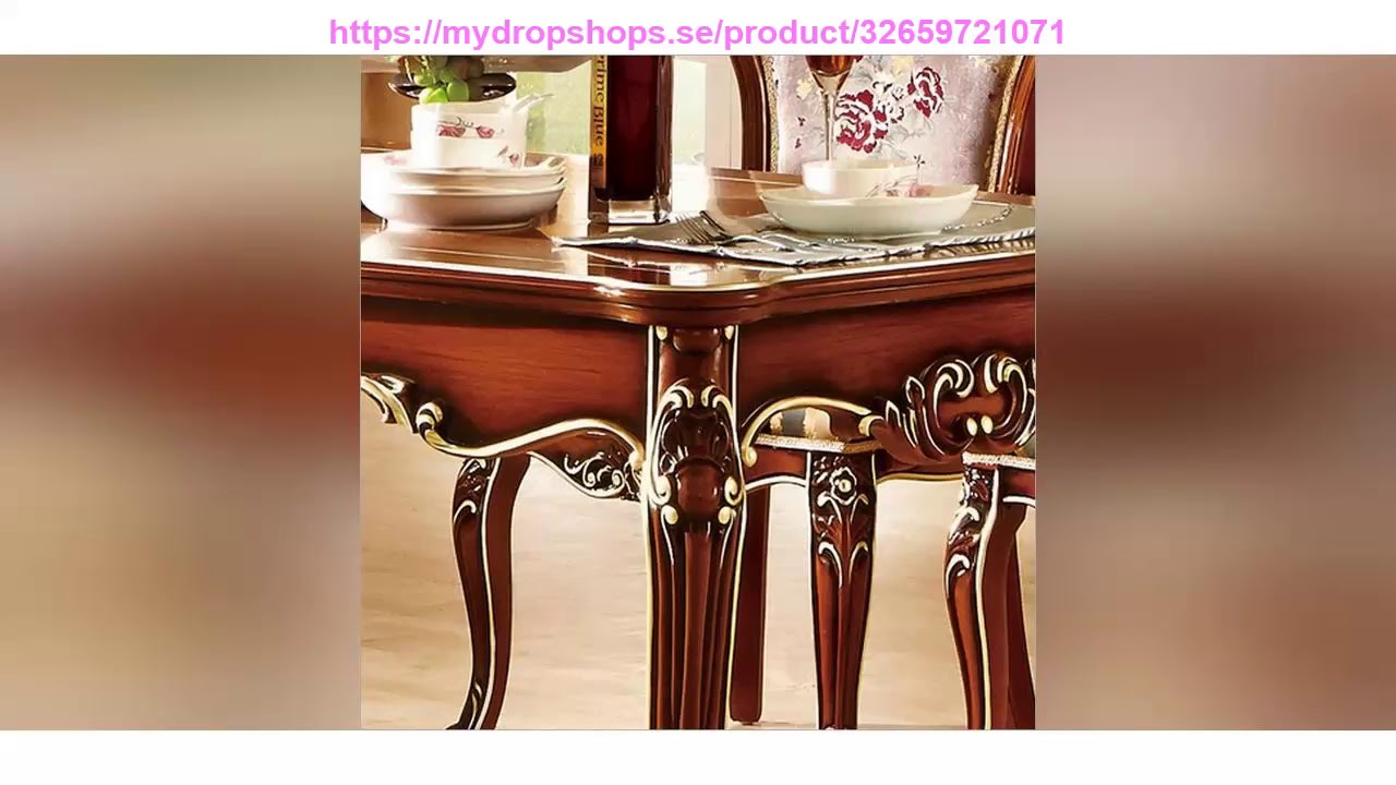 First Impression Antique Style Italian Dining Table 100% Solid Wood Italy Style Luxury Dining Table First Impression Antique Style Italian Dining Table 100% Solid Wood Italy Style Luxury Dining Table