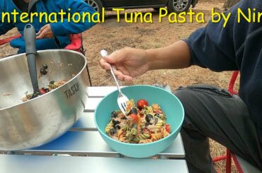 International Tuna Pasta Recipe by Nini | Pinoy Vanlife in America | Tasty Camping Food | Fun or Not