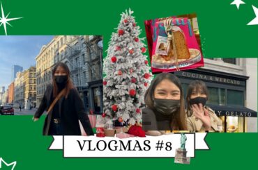 VLOGMAS DAY 8 | CHRISTMAS IN NEW YORK"S EATALY FLATIRON | NYC GUIDE: SOHO MANHATTAN|STRAND BOOKSTORE