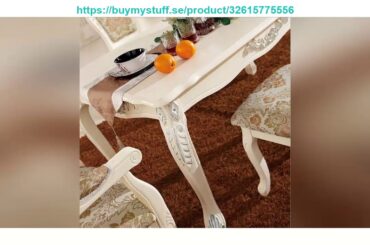 First Impression Antique Style Italian Dining Table 100% Solid Wood Italy Style Luxury Dining Table