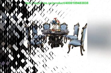 Review Modern Style Italian Dining Table 100% Solid Wood Italy Style Luxury Round Dining Table Set