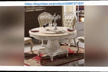 First Impression Modern Style Italian Dining Table 100% Solid Wood Italy Style Luxury Round Dining