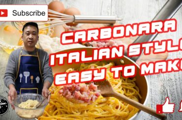 CARBONARA ITALIAN STYLE | BY CHEF DJ TAMPISAW